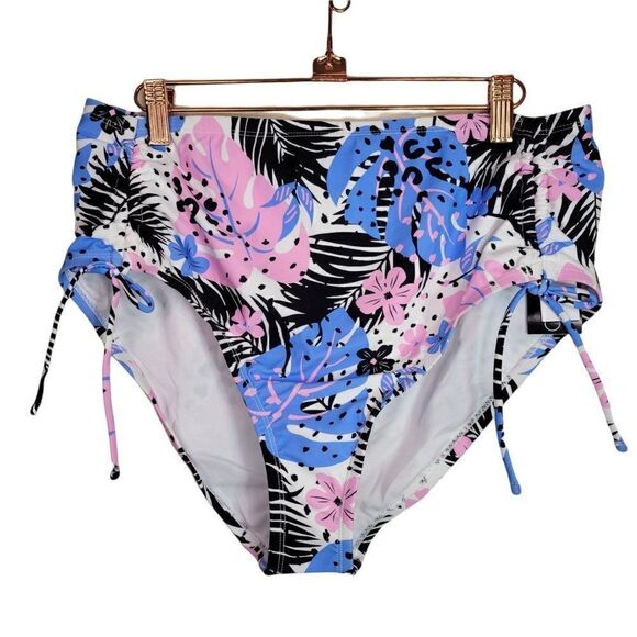 California Waves High Waist Bikini Bottom (size 16/18) - Picture 3 of 6